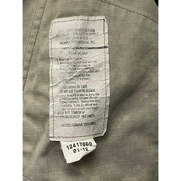 Digital BDU Coat & Trouser Utility Army Combat Uniform Med-XL Coat Med-Reg Pants - Picture 5 of 12